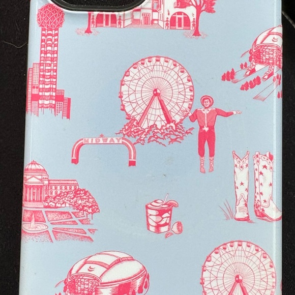 Accessories - Stylish pink and blue  Phone Case